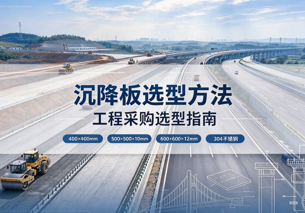 铅山沉降板选择方法
